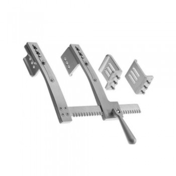 Burford Rib Spreader With 2 Pairs of Lateral Blades Aluminium